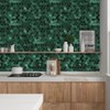 Miscasa 6-Sheet Hexagon Kitchen Backsplash Peel and Stick Tiles, Green