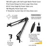 iGaging Magnifier LED Light Desk Magnifying Glass Lamp 8X 16X