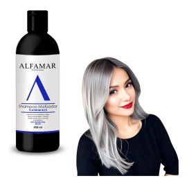 Shampoo Matizador Bleu Alfamar Intencifica Plata Rubio Beige