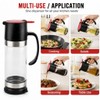 No-Drip Glass Honey Dispenser with Trigger Handle – Syrup Pourer