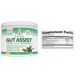 DR D Doctor Danielle Gut Assist Leaky Gut Repair Supplement, Support IBS Constipation