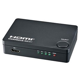 OHM 3-Port HDMI Selector Black AV-S03S-K 05-0576 Ohm Electric