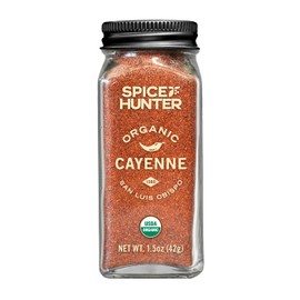 The Spice Hunter Organic Red Ground jar, cayenne pepper, 1.5 Ounce