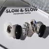 [Sl&Sl Nail Tips] Black Tweed Nails - Short Nose Pin