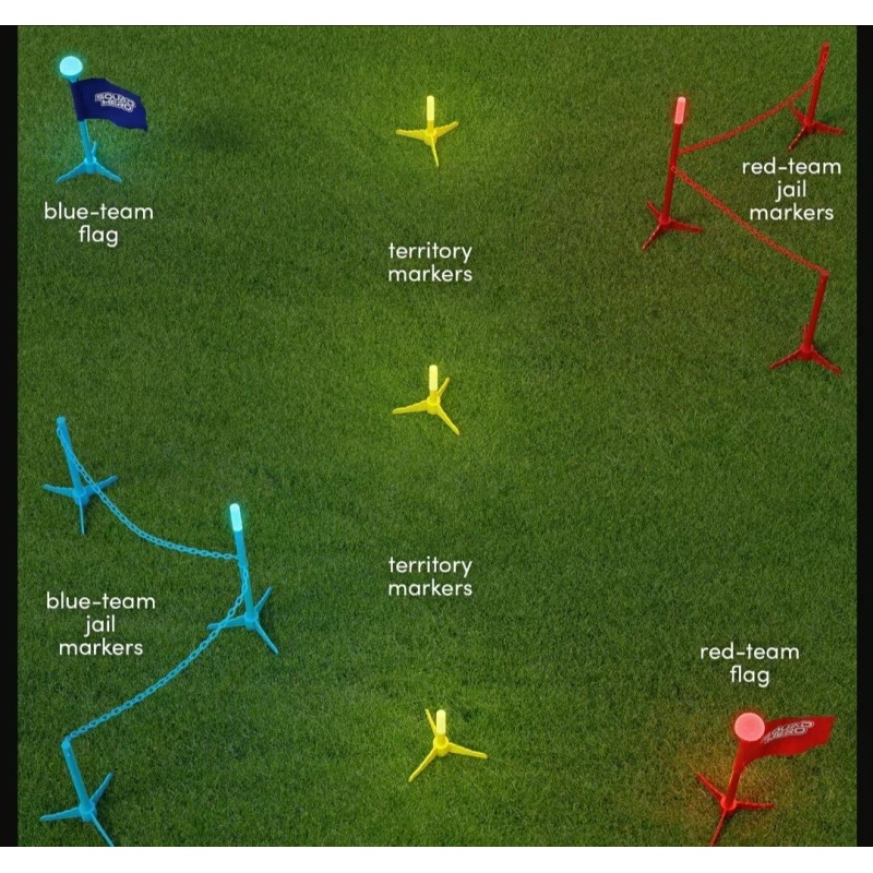 Squad Hero Capture The Flag Illuminated Play Set 10 Players