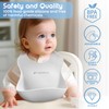 BABEEBOP Silicone Bib for Babies and Toddlers | Lightweight Waterproof