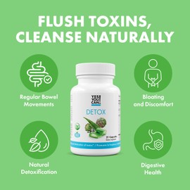 Yes You Can! Natural Detox Pills - Diuretic Cleanse with Electrolytes & Vitamins - Helps with Water Retention - Gluten-Free, 21 Capsules