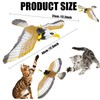 LOMIMOS Flying Bird Cat Toy, Interactive Hanging Spinning Simulation Bird