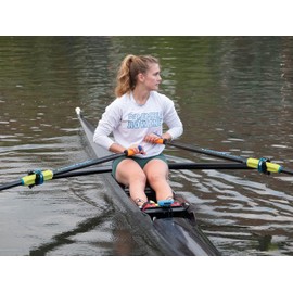 Eucatape Eucalyptus Infused Rowing Tape for Men & Women - Heals and Protects Hands from Blisters, Better than Rowing Gloves for Strength & Grip Indoor Machine or Outdoor Sculling Crew (blue)