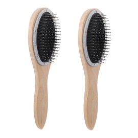 Outanaya 2pcs Wooden Hair Comb Detangler Brush for Men Women Hair Detangler Smoothing Brush Set