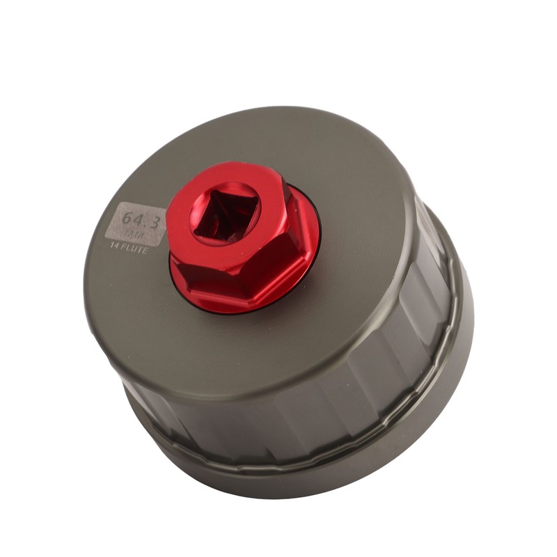 Oil Filter Wrench 64.3mm 14 Flute Filter Cap Socket Tool