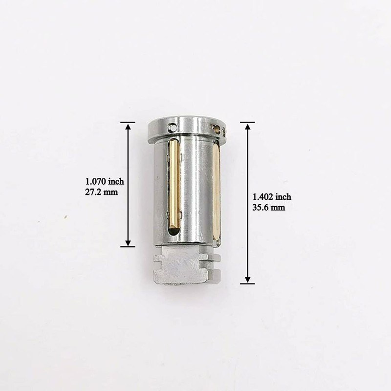 Medeco Removable Plug Cylinder Lock with 1 Key (Keyed-Alike)
