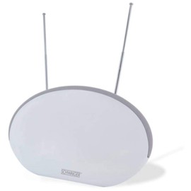 Schwaiger ZA200 011 television antenna Indoor Dual 36 dB ZA200 011, Indoor, White, Dual, 1.5 m, 174-790 MHz, 36 dB
