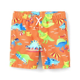 Gymboree,and Toddler Swim Trunks,Dino Sun Glow,7