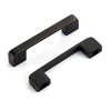 HOME EDIT Oil Rubber Bronze Cabinet Pulls 3-3/4 Inch Hole
