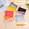 Calkkrer 4 Piece Mini Mesh Bags with Zipper, Small Cosmetic