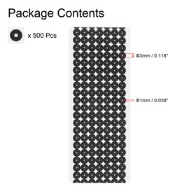 sourcing map 500Pcs 3D Scanner Markers 1.5mm for 3D Scanner, 3D Tracking Dots Reference Point Markers, 3D Target, Diffuse Reflection Markers for 3D Scanner and Optical Tracking