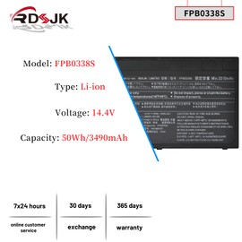 RDSJ FPB0338S FPCBP529 FPCBP531 FMVNBP247 FMVNBP248 Laptop Battery for Fujitsu LifeBook T937 T938 T939 E548 E549 E558 E559 U747 U748 U749 U757 U758 U759 14.4V 50Wh 3490mAh