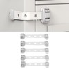 Child Safety Cabinet Proofing Double Lock Adjustable Strong Adhesive Baby