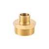 lasuroa Solid Brass Garden Hose Adapter, 3/4" GHT to 1-1/2"