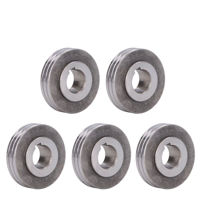 5Pcs Welder Wire Feed Roller 1.2‑1.2mm Groove Feeding Guide Wheel