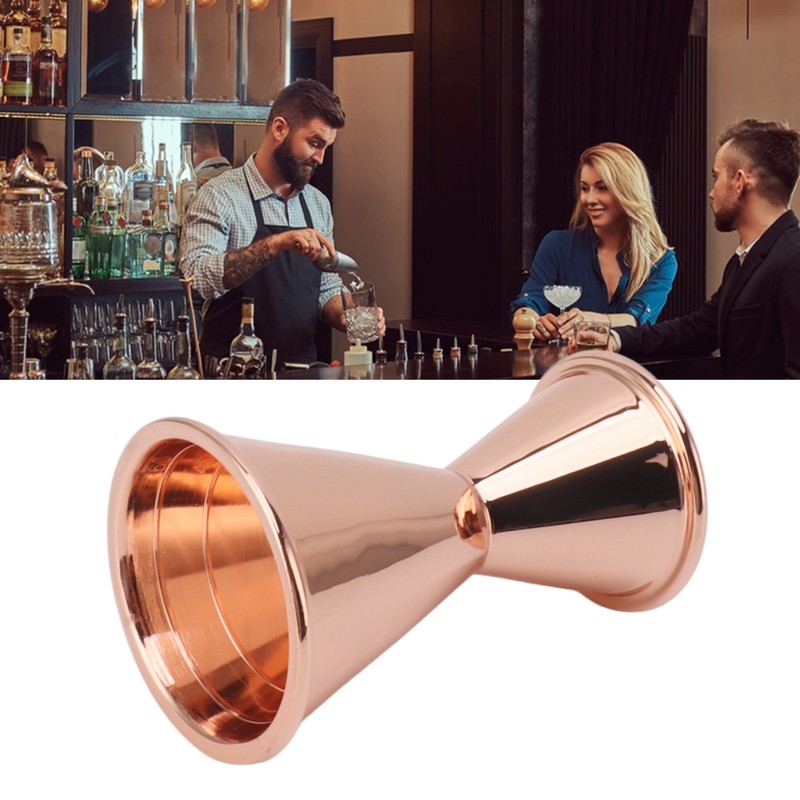 Cocktail Jigger Double Sided Stainless Steel Bar Shot Measuring Cup