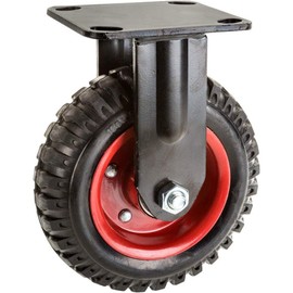Steelex D2578 Fixed Heavy Duty Industrial Wheel, 6" , Black