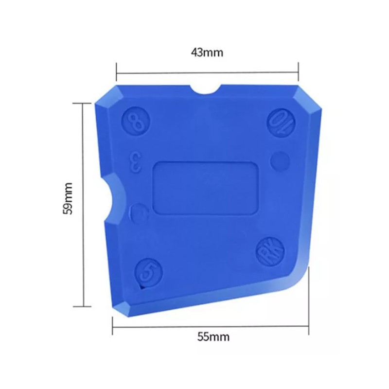 Estuchelandia Kit Espátula De Azulejos Pisos Bordes Boquillas Juntas 4pzas