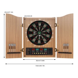 Take Aim Electronic Dart Machine Dart Board Cabinet Set For Commercial & Home