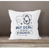 SpecialMe® Cushion Cover with Saying "Mir egal ich Bin Ein