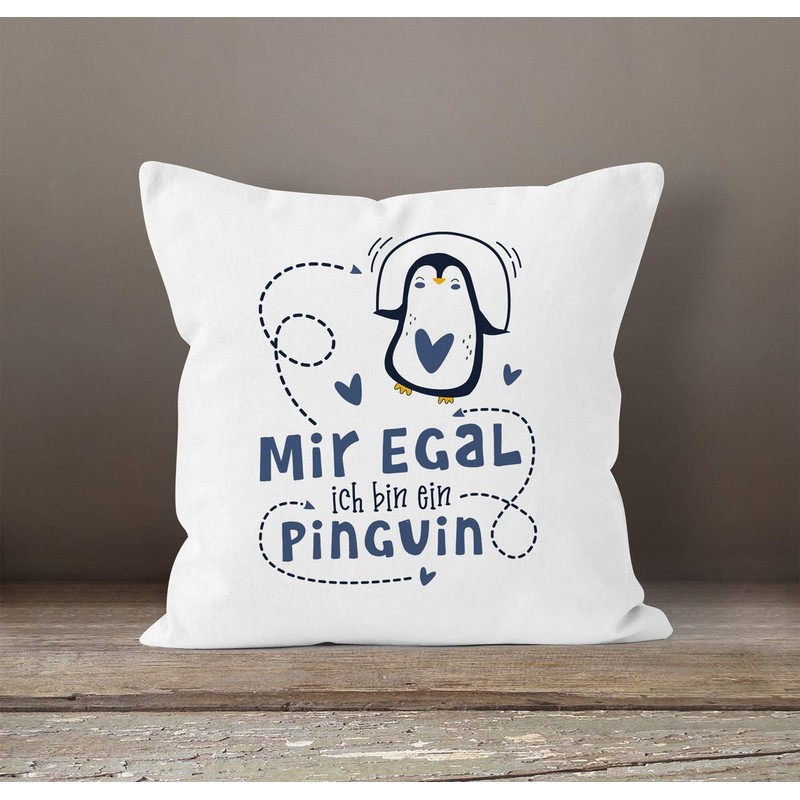 SpecialMe® Cushion Cover with Saying "Mir egal ich Bin Ein
