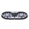 Laptop Cooling Pad, 4-Way Foldable Dual Fan Cooler with Large