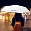 G4Free 46 Inch Reflective Travel Umbrella for Rain Large Windproof