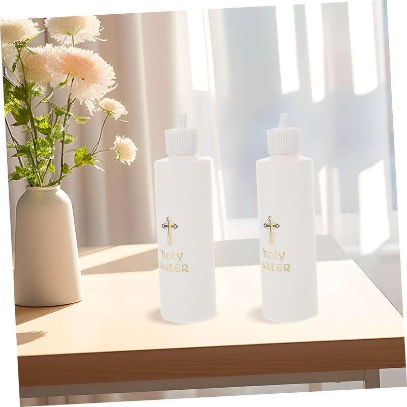 Ciieeo 3sets Aesthetic Water Bottles Holy Water Containers Plastic Refillable