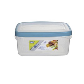 Whitefurze Rectangular Seal Tight Container, Plastic, Teal, 2 Litre