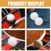 Abaodam Roulette Wheel Beads Replacement Set 5Pcs White Round Ball