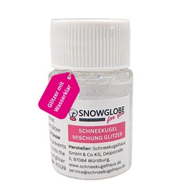 Ready Mix with Water Clear and Glitter | for Craft Set DIY Snow Globe Do It Yourself | 15 ml Capacity | 40129