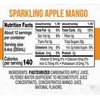 Sparkling Apple Mango Juice, 100% Juice, 8.4 fl oz Cans