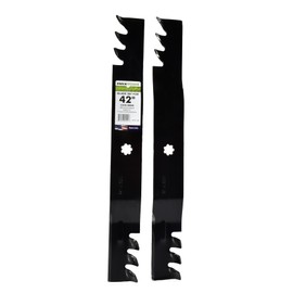 MaxPower 561811XB 2 Blade Commercial Mulching Set for Many 42 in. John Deere Mowers Replaces OEM # GX22151, GY20850