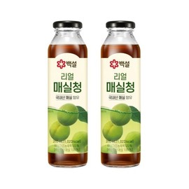 백설 리얼 매실청 310ml x2개 Baeksul Real Plum Extract 310ml x2 bottles