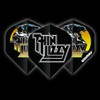 WINMAU Rock Legends Thin Lizzy Dart Flights - Black -