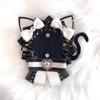 G.triGer WH 57mm Cat Ears Rosette Can Badge White