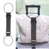 VEHYEGOI 3 Pack Elastic Luggage Straps, 40cm x 6cm, Orange,