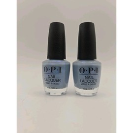OPi Lot of 2 OPI Nail Lacque Long Lasting NL 160 Check Out The Old Geysirs Blue