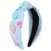 Gmmidea Candy Knotted Headbands for Women Girls Cute Rainbow Lollipop
