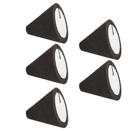 Bstinay Electronic Drum Piezo Trigger Cone Parts 1.38 x 1.46 Inch Black Pack of 5