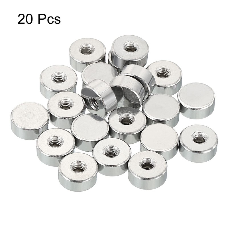 PATIKIL 20pcs M4 Cap Nuts Acorn Nut Screw Caps Insert