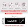 KSIWRE 168 PCS Tool Box Label Stickers, Toolbox Organization Stickers,Tool