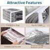 CHIYUYISEN 6 Pcs (16 * 12 * 4 Inch) Zippered