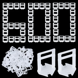 600 pcs Tile Spacer Clips，Tile Leveling System 2mm Tile leveller Base Adjuster Tile leveller for Floor tiling